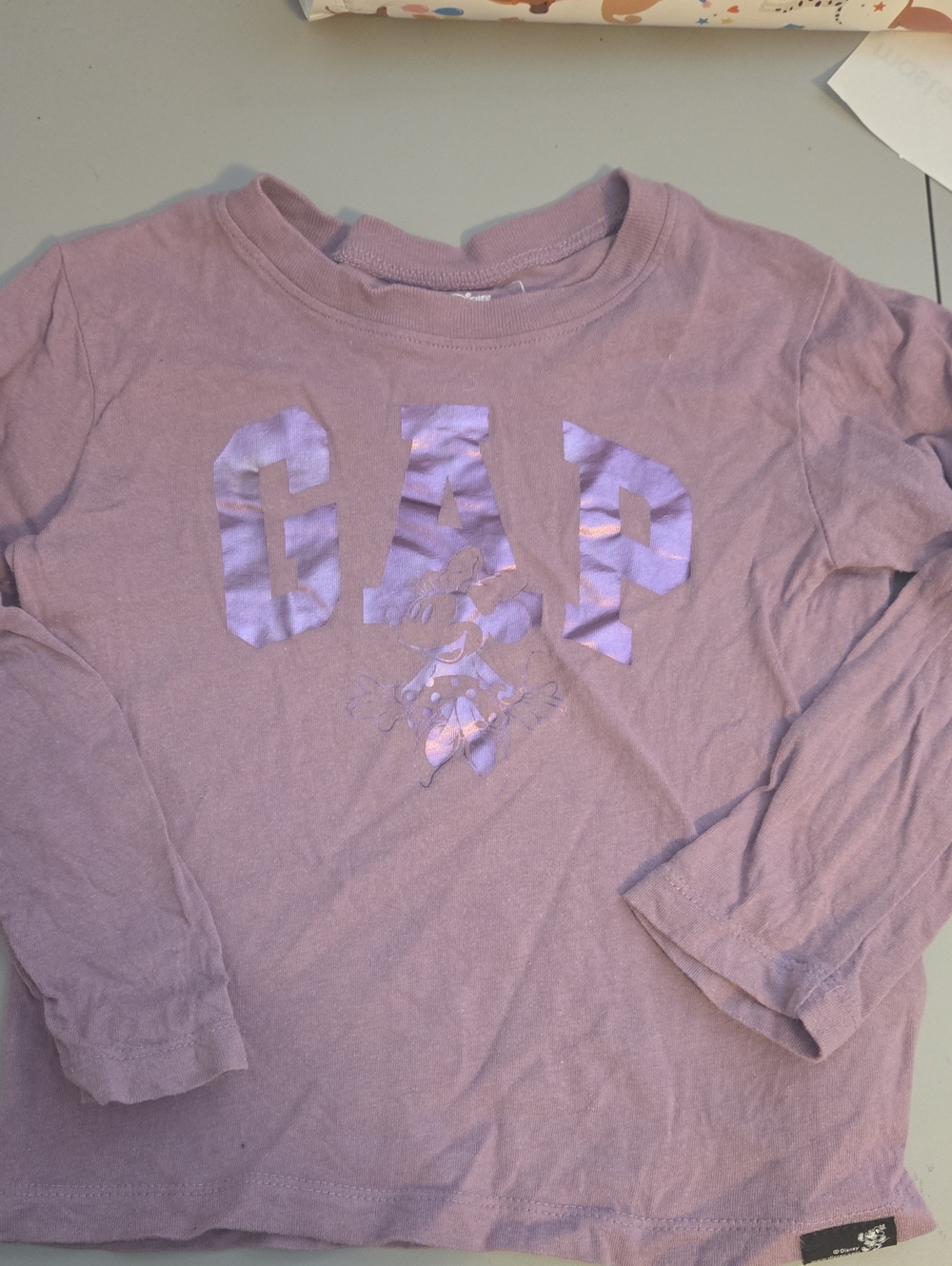 GAP Girls' Minnie Mouse Logo Tee 3T
